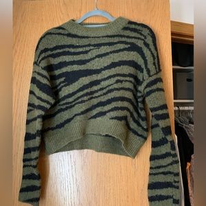 Green Zebra Sweater